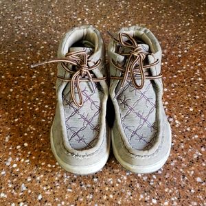 Kids Twister Light Up Moc Toe Shoes Barbed Wire Size 11